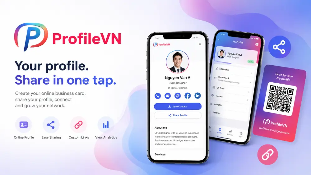 Profile.vn — Danh thiếp số trực tuyến